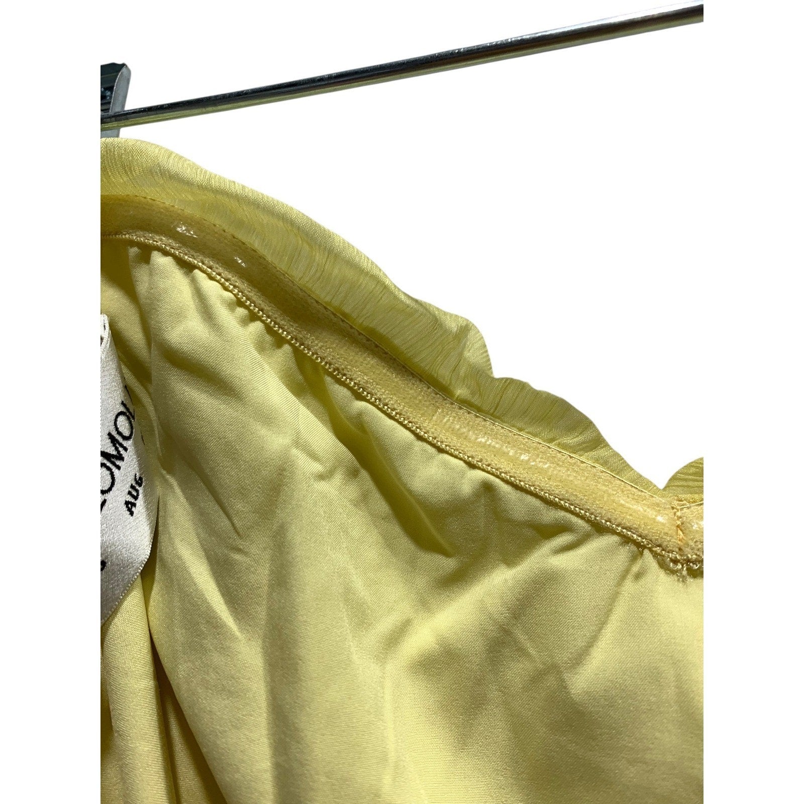 Hello Molly Unforgettable Style Strapless Maxi Dress Yellow US 2 Summer