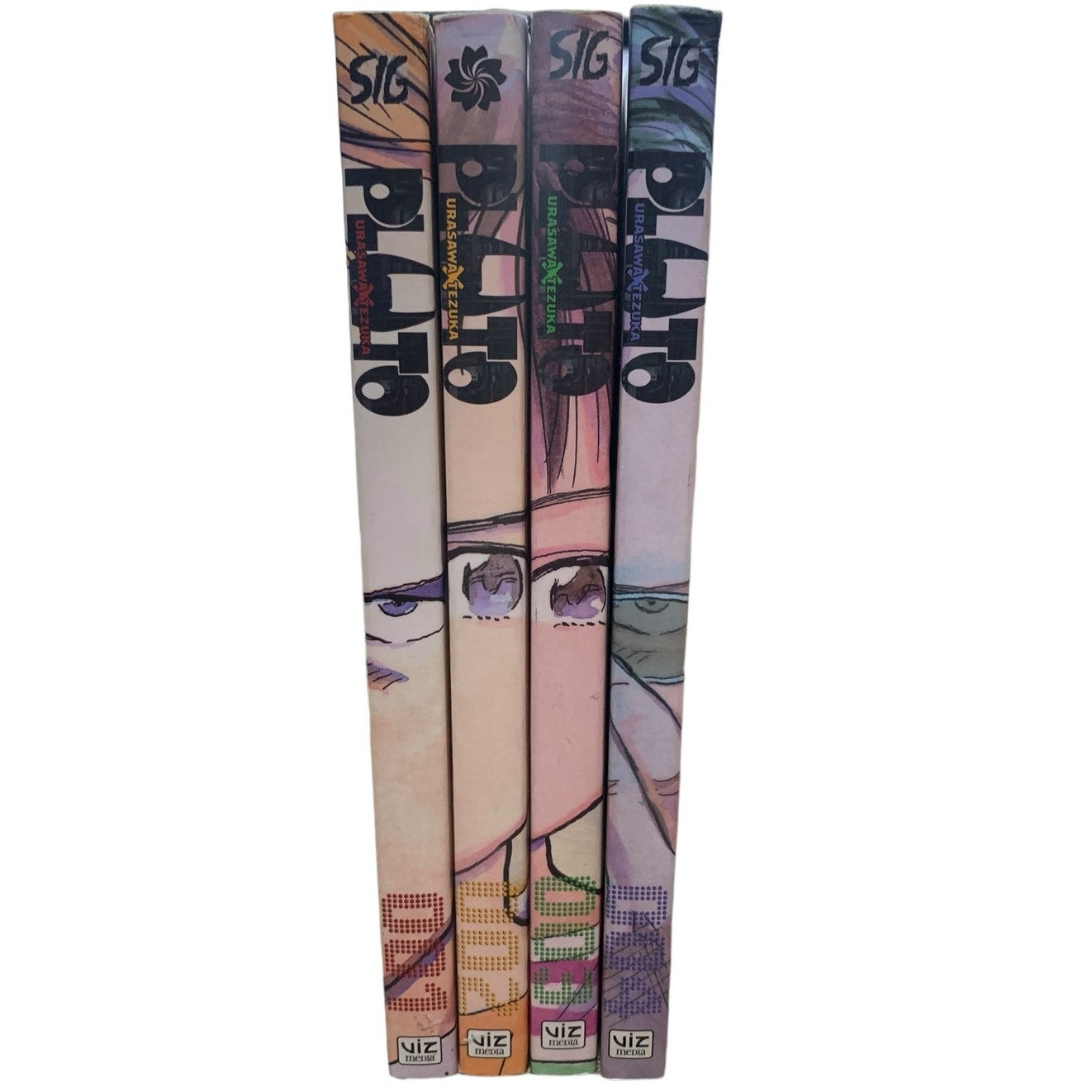 Pluto Manga Vol. 1-4 English Language Viz Media
