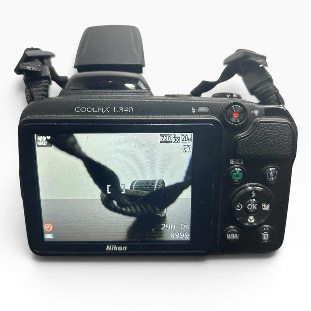 Tested Nikon Coolpix L340 20.2MP Digital Camera 28x Zoom Black with Zeikos Bag