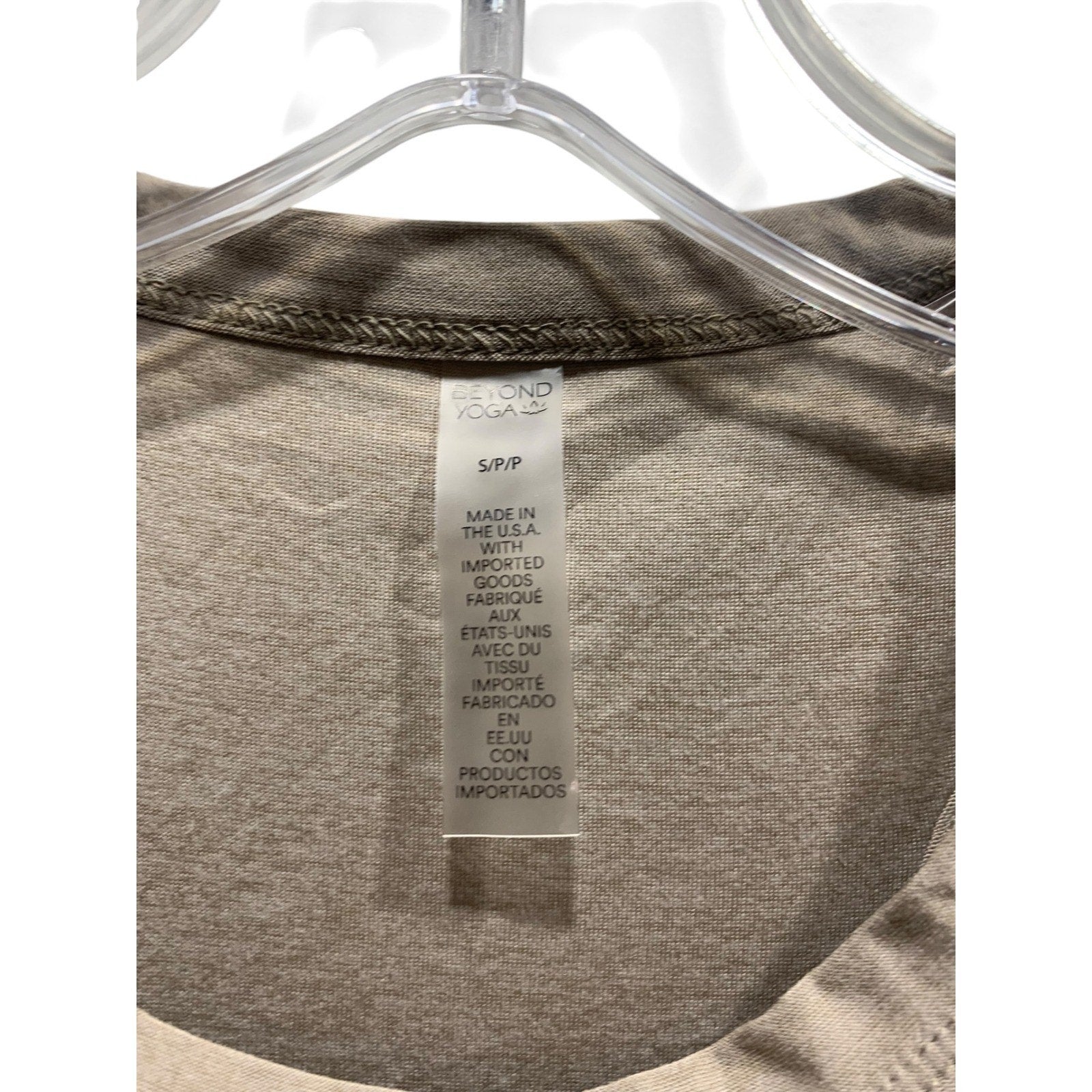Beyond Yoga High-Rise Seamless Leggings tank and top SETMauve Taupe Womens Small