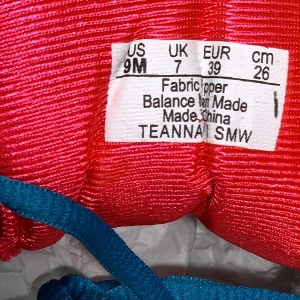 Ryka Teanna Womens Teal Pink Memory Foam Walking Sneakers SMW Shoes 9M
