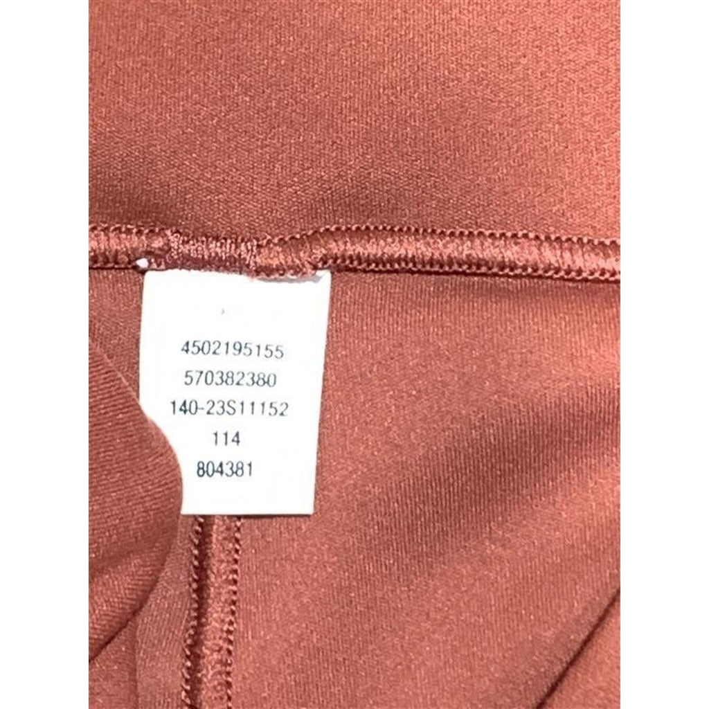 Soma 24/7 High Waist Leggings Terracotta Rust Orange Side Pockets Size M 804381