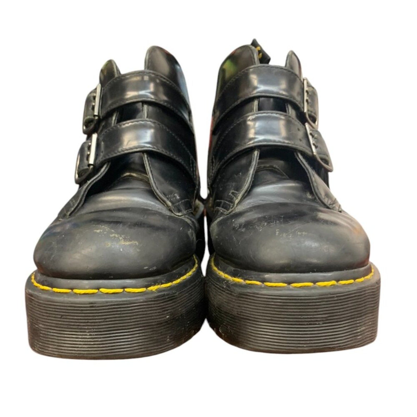 Dr. Martens Black Devon Platform Boots SZ 9 US L