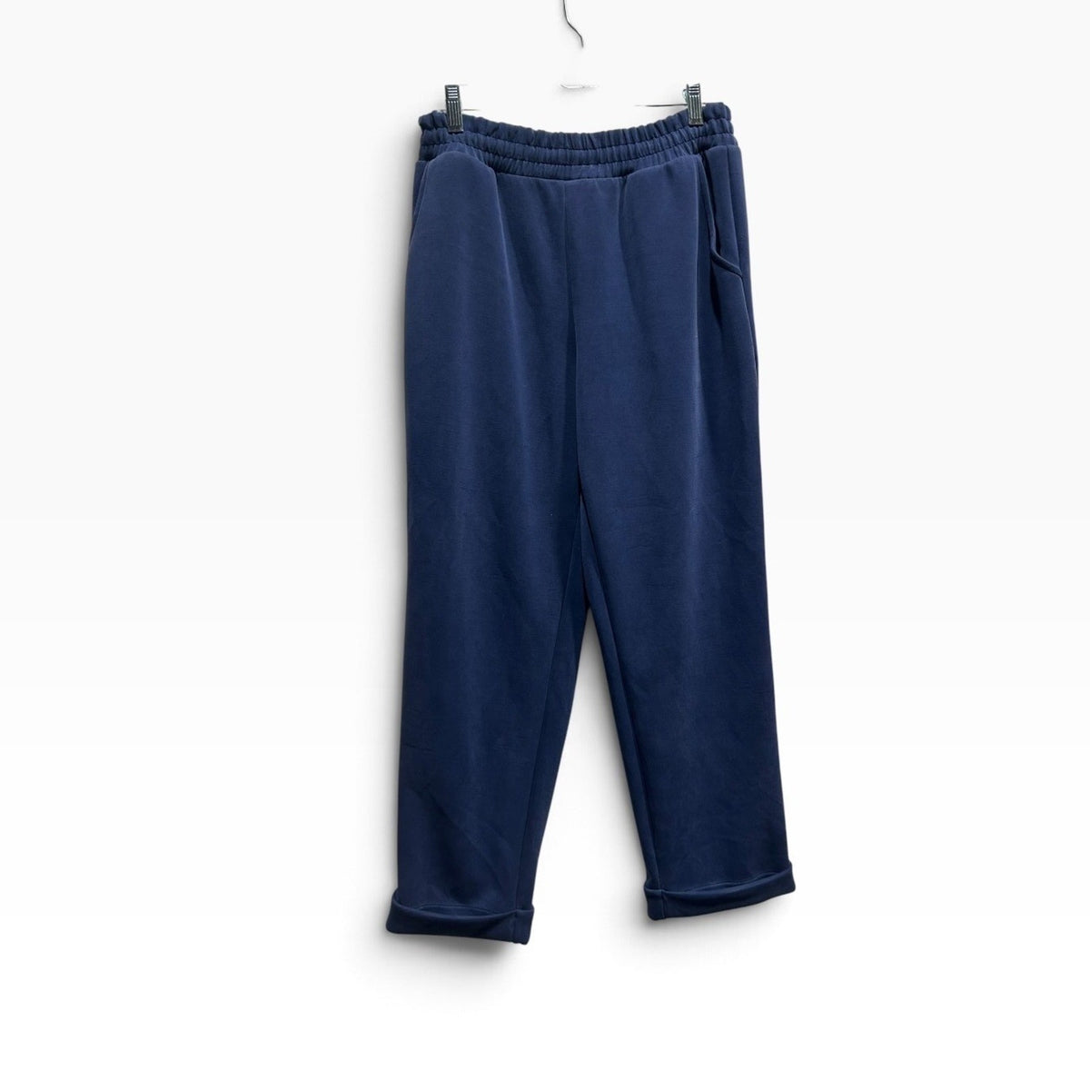 Bailey 44 Navy Blue Mock Neck Soft Knit Modal Sweatshirt & Pants Set small