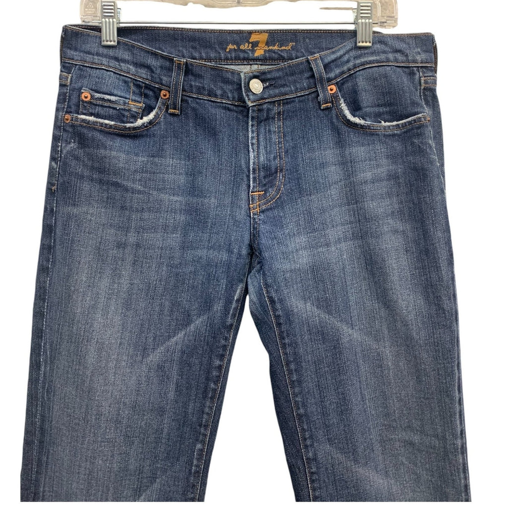 7 For All Man Kind Dark Wash Jeans SZ 30 CUT: 702011
