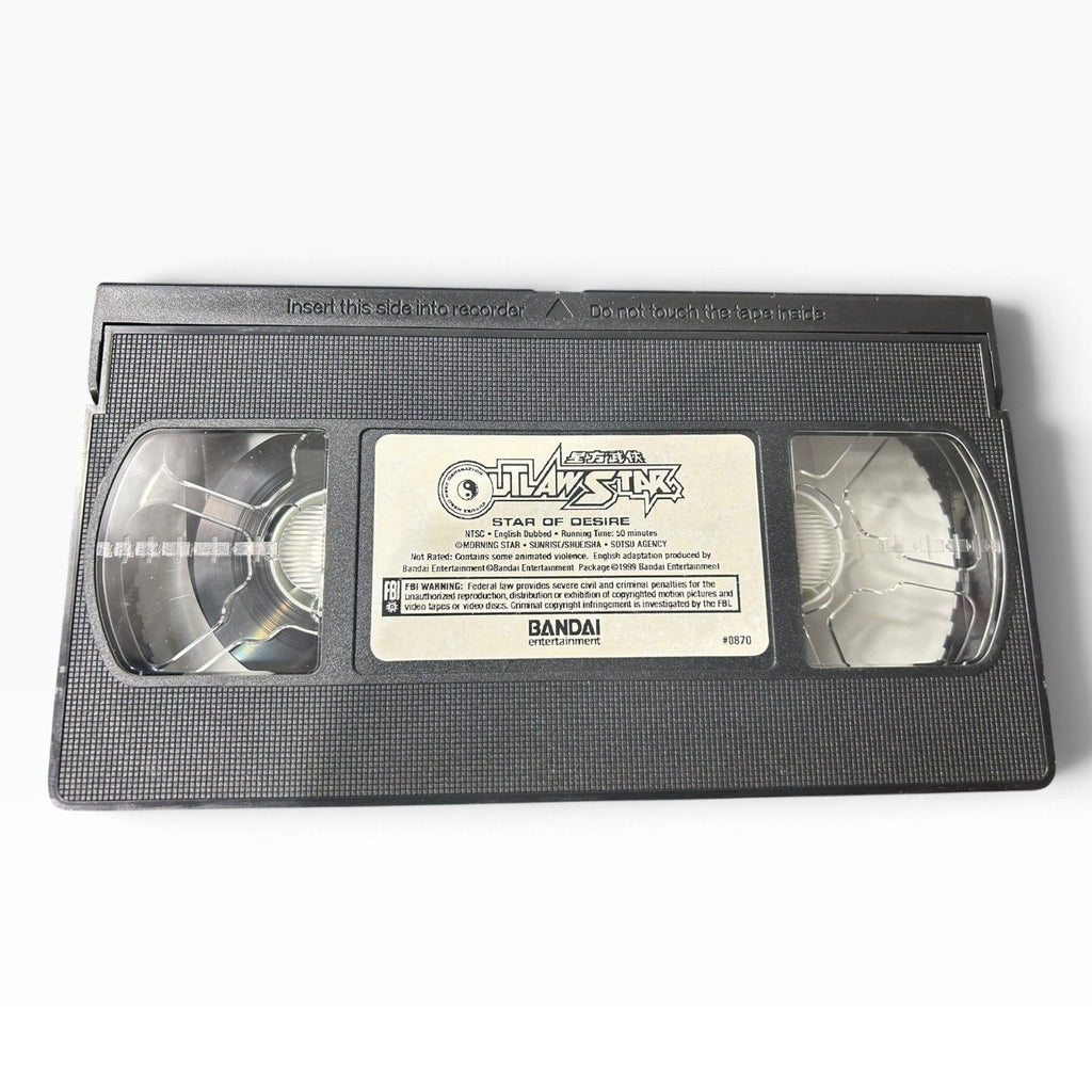 Bandai Outlaw Star VHS Vol 1 & 2 Episodes 1-4 English Dubbed 1999 Anime Retro