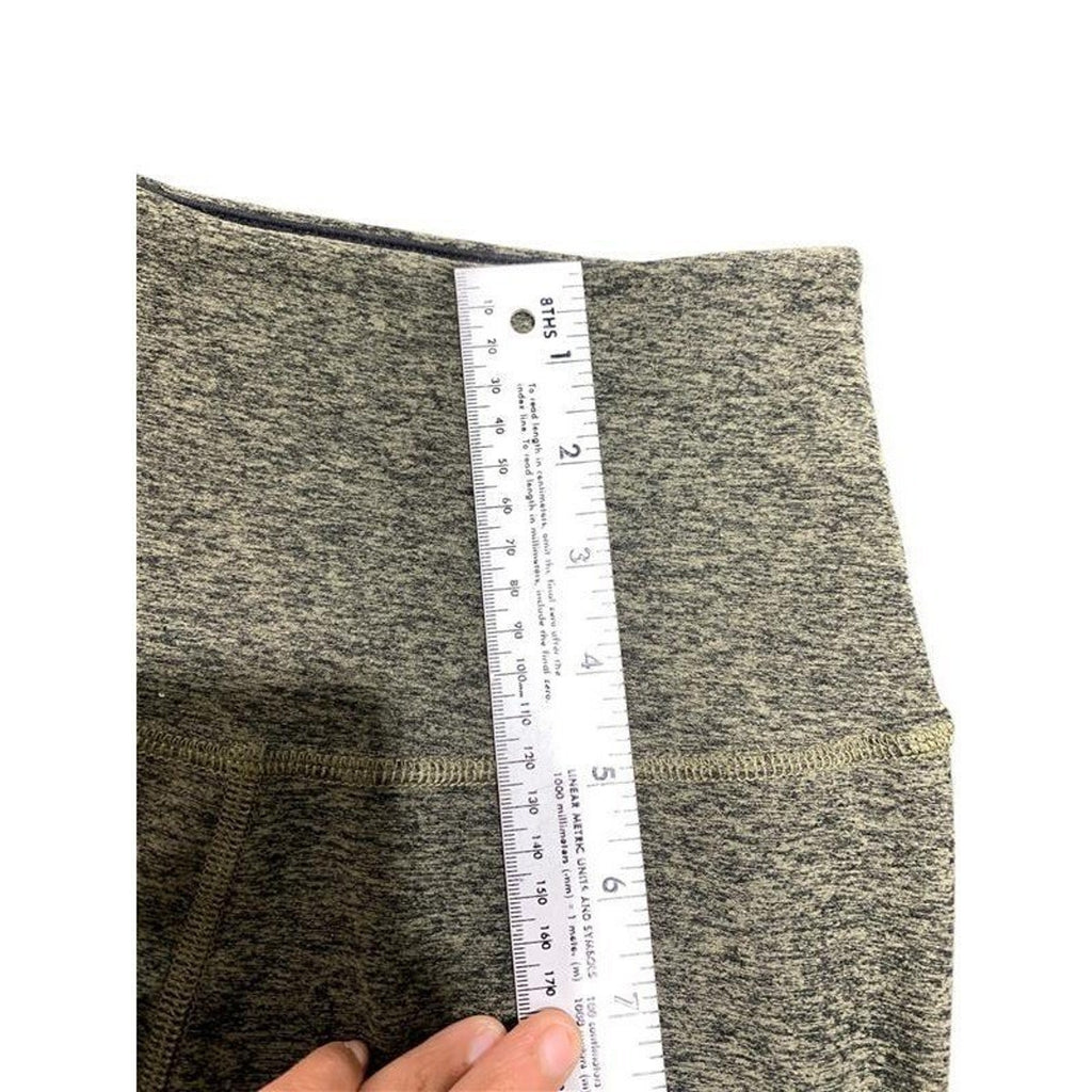 Beyond Yoga Womens High Waisted Space Dye Leggings Aviator Green Heathered Small