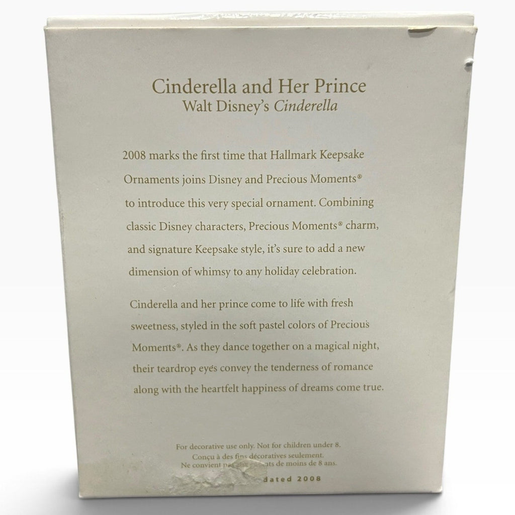 Hallmark Keepsake Cinderella and Her Prince Charming Disney Ornament 2005