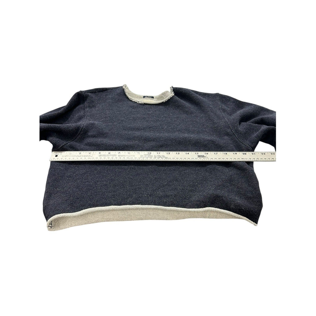 MOTHER The Cut Bubble Cropped Sweatshirt Coming In From The Cold XS grunge Edge