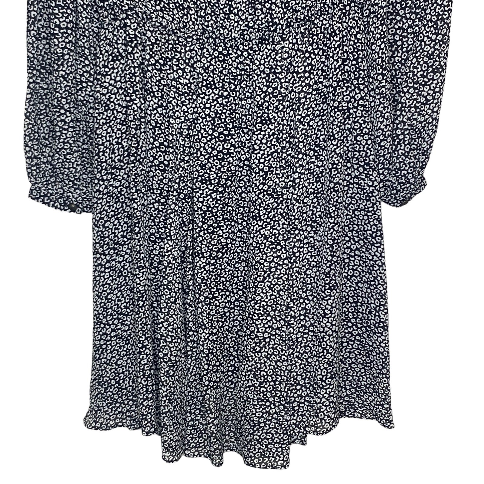 Maeve Faux Wrap Carolyn Animal Print Elastic Waist Boho Y2K
