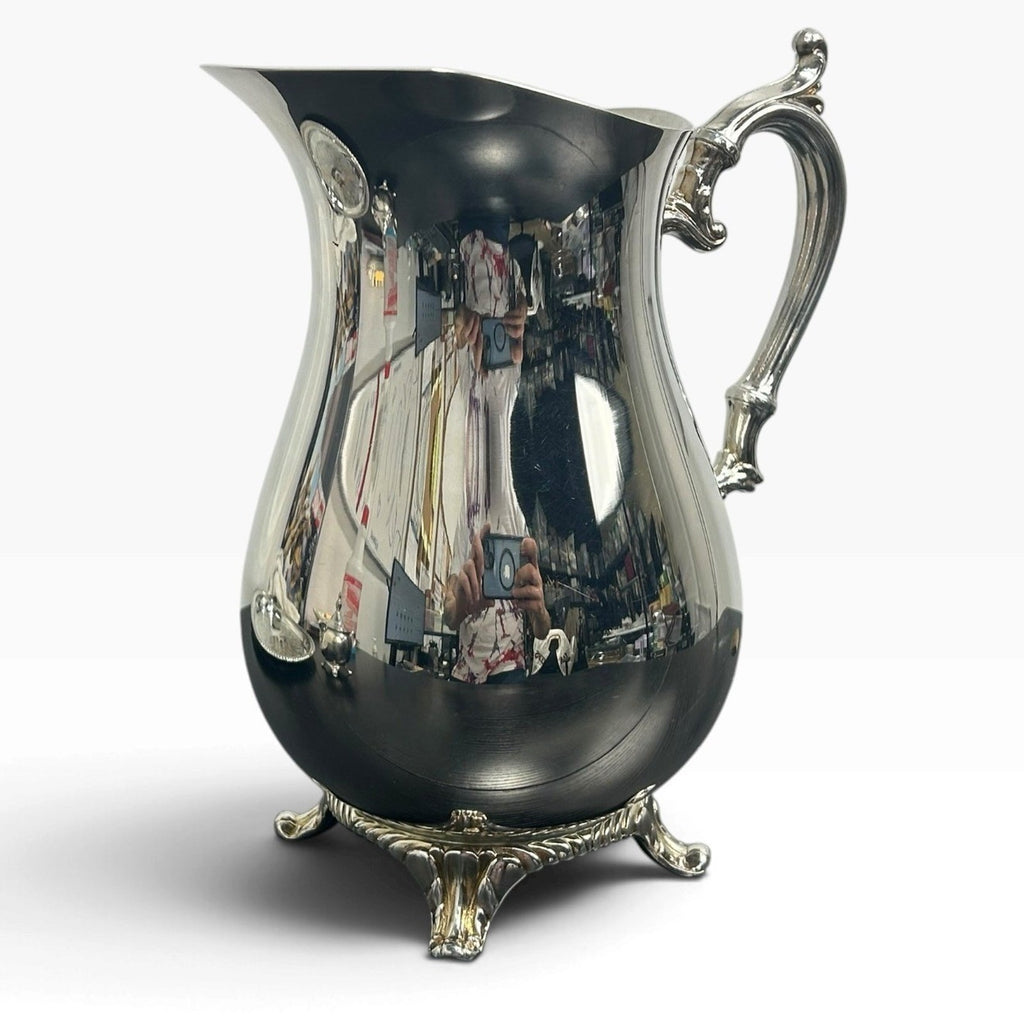 Wm Rogers Silver Plate High-end Service Set Pitcher Sugar Bowl Tray Victorian