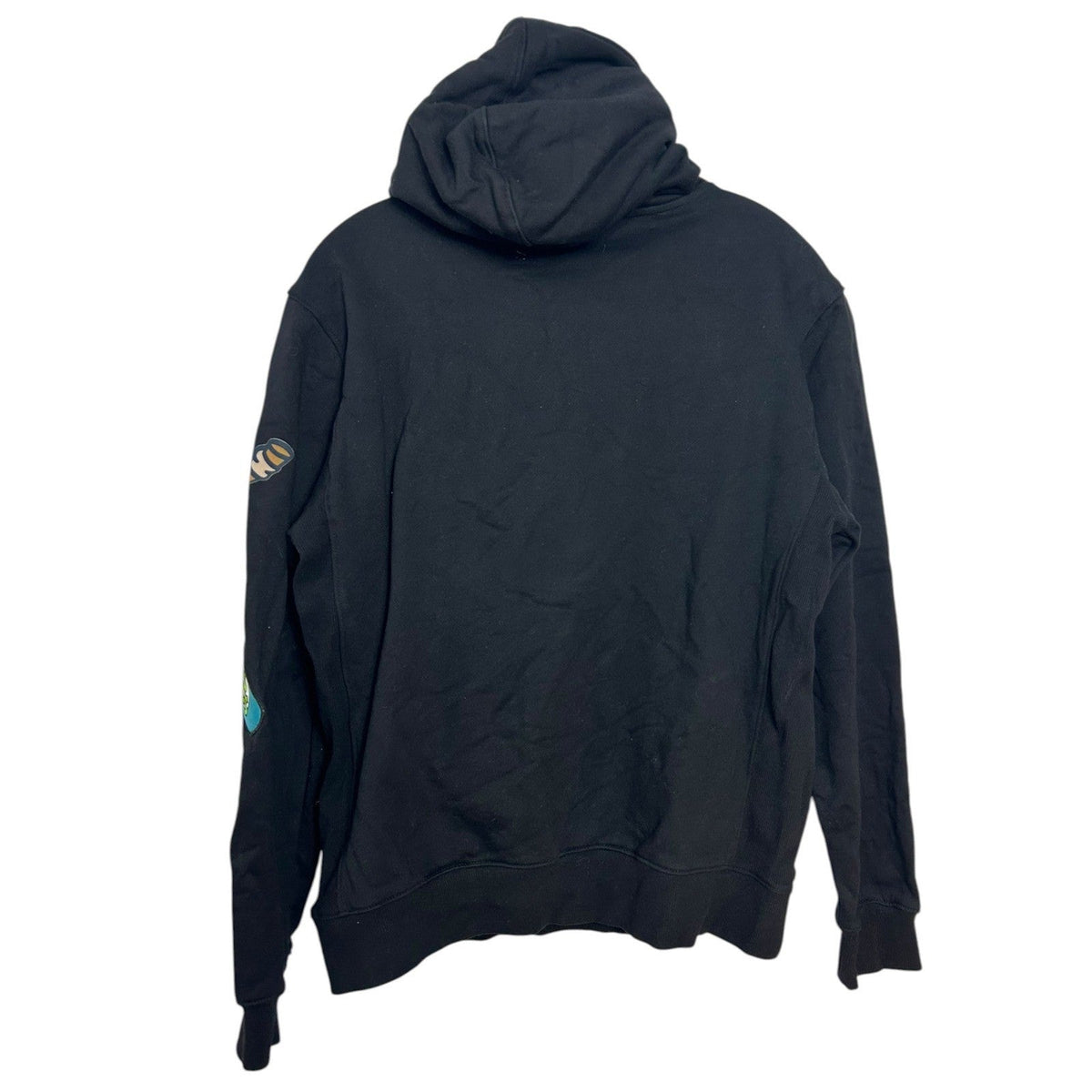 The Simpsons Bart Simpson Problem Child Black Graphic Hoodie Mens Large y2k