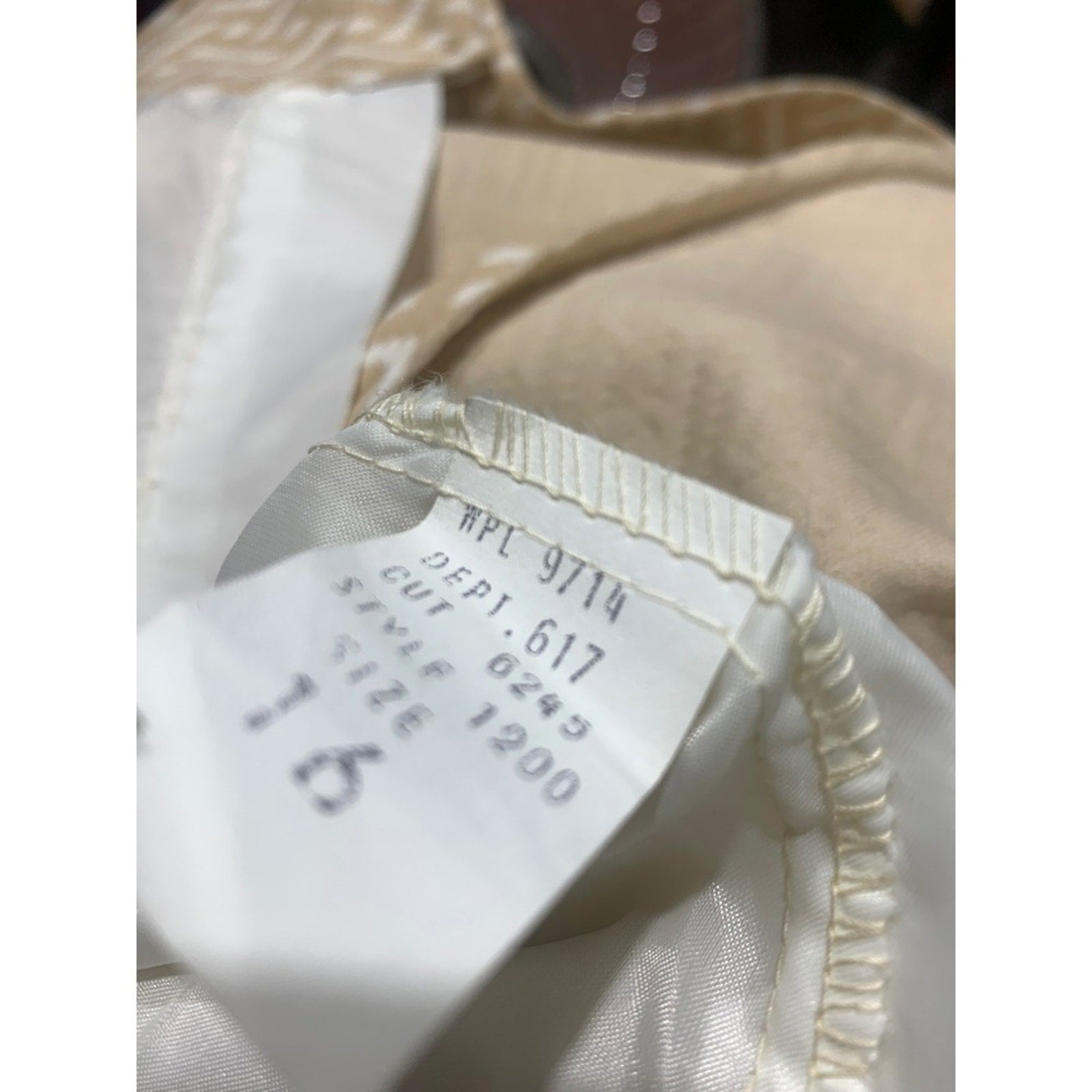 Vintage Sears Perma-Prest Coats Womens Beige Double Breasted Trench Coat Size 16