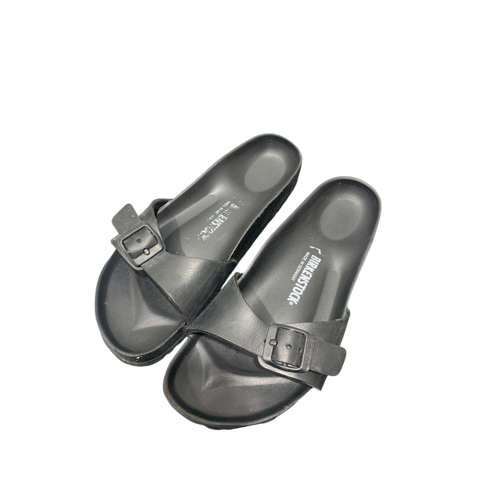 Birkenstock Madrid Essentials EVA Slide Sandal - Black Size 38 L7 M5 NARROW