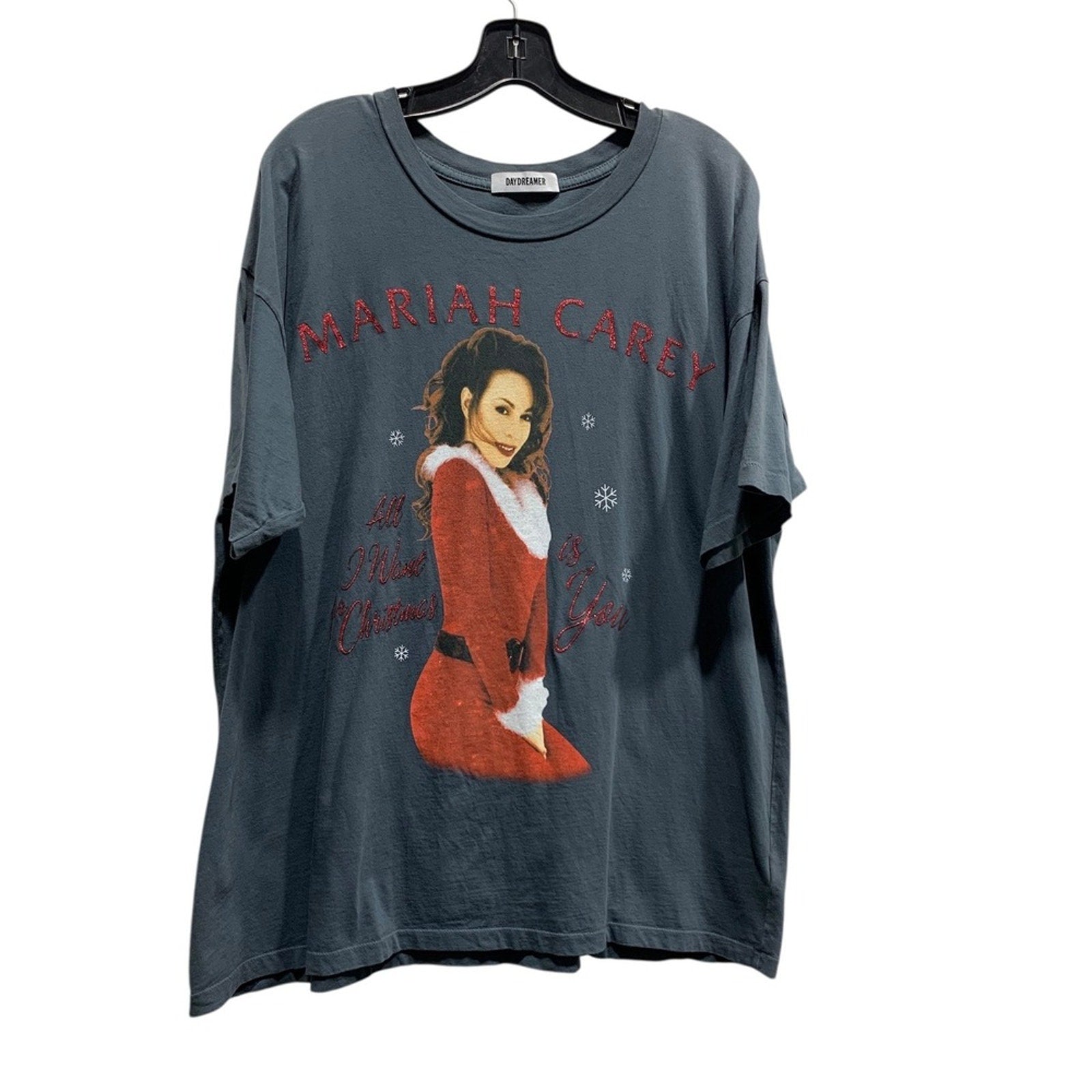 Daydreamer Mariah Carey All I Want For Christmas Is You Graphic T-Shirt Size L