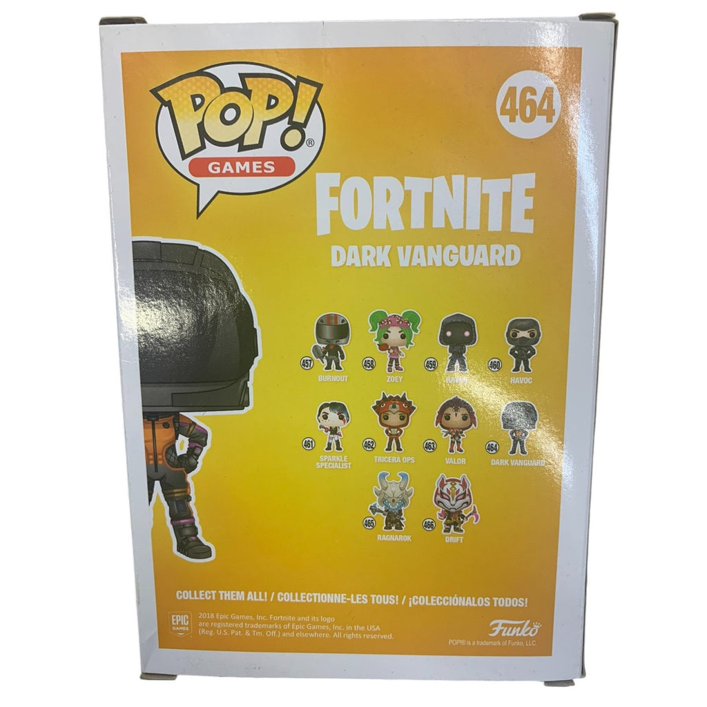 Funko Pop Fortnite Game #464 Dark Vanguard Vinyl Glow in the Dark