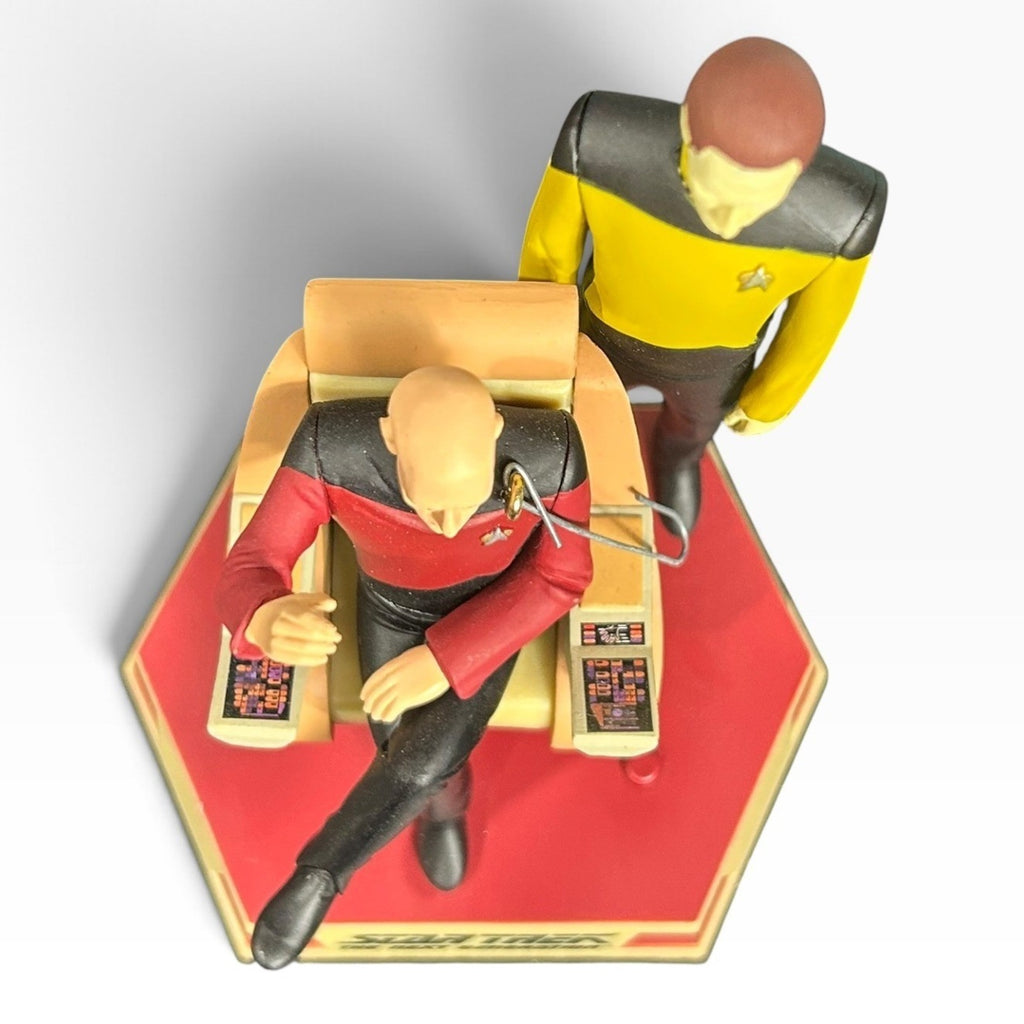 Hallmark 2017 Star Trek Picard and Data Magic Sound Keepsake Ornament QXI3402