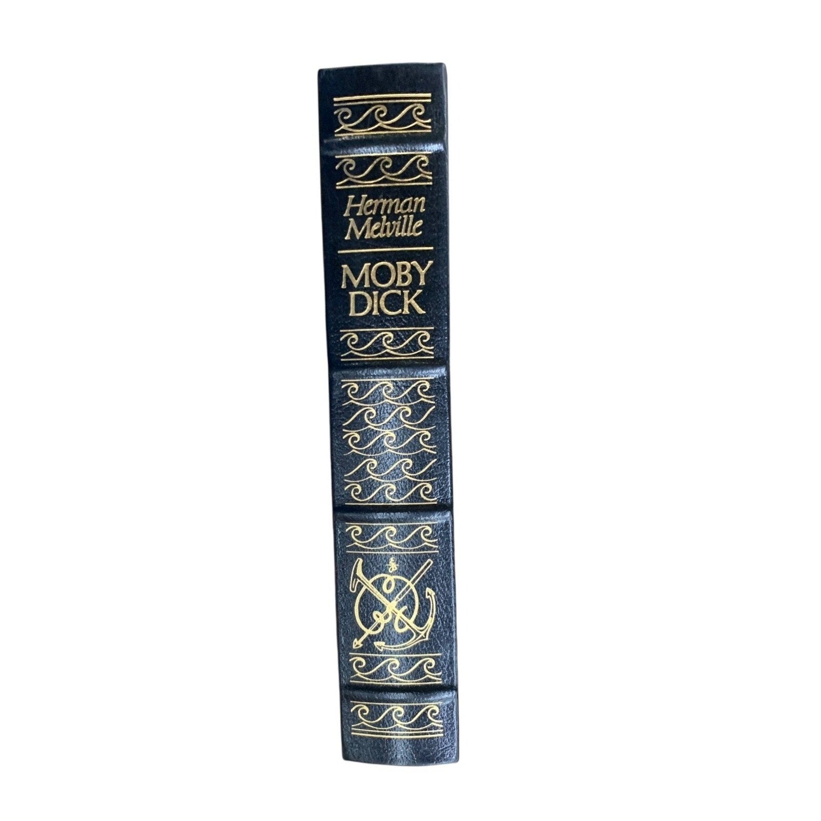 Moby Dick or The Whale Herman Melville Black & Gold Hardcover Book