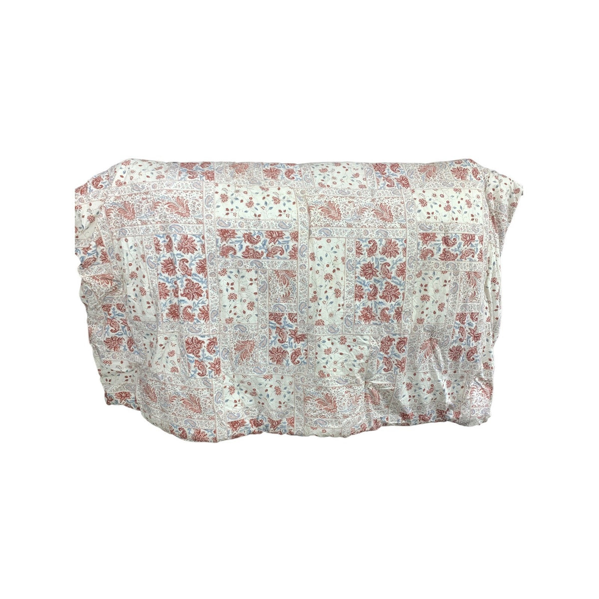 Ralph Lauren Home Katie Full Queen Comforter Set Cream Red Paisley Patchwork