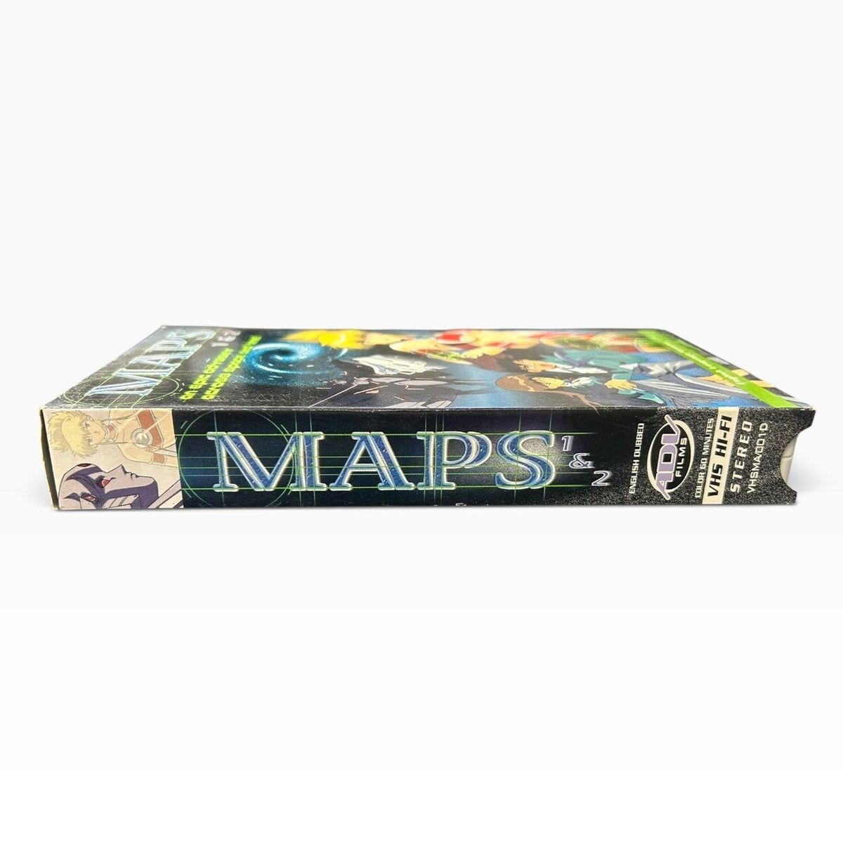 Maps 1 & 2 VHS Anime Sci-Fi ADV Films English Dubbed White Tape 1998 Collectible