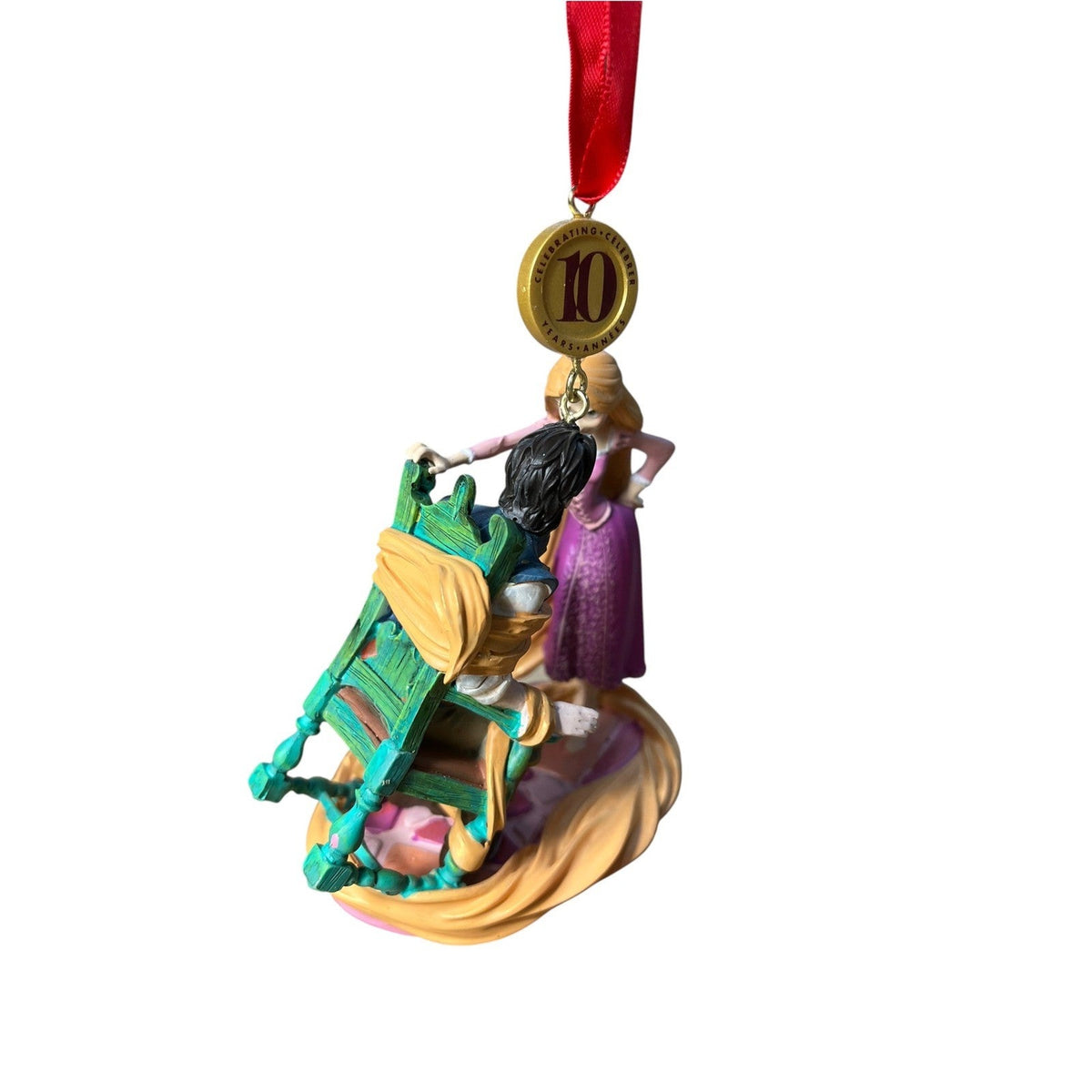 Disney Sketchbook Ornament Tangled Rapunzel Flynn Rider 10th Anniversary