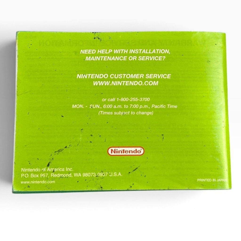 Nintendo Game Boy Advance Pokemon LeafGreen Version Manual Only AGB-BPGE-USA-1