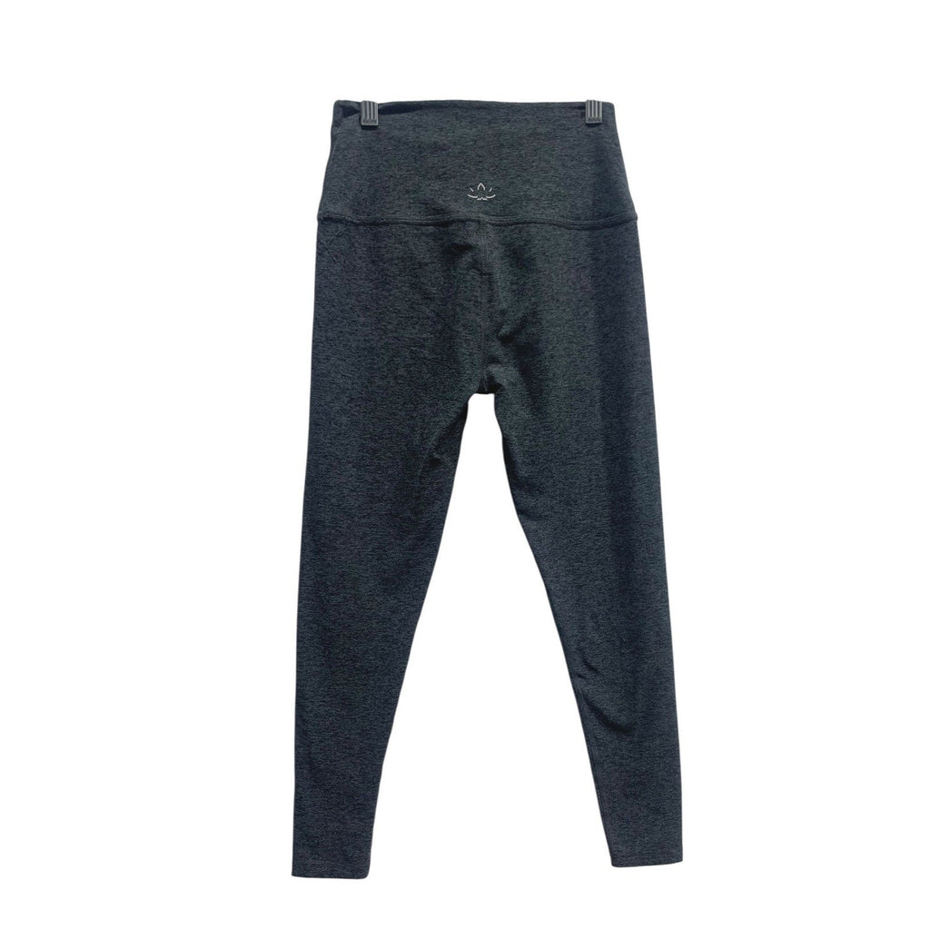 Beyond Yoga Womens High Waisted Space Dye Cropped Leggings Charcoal Gray Size M
