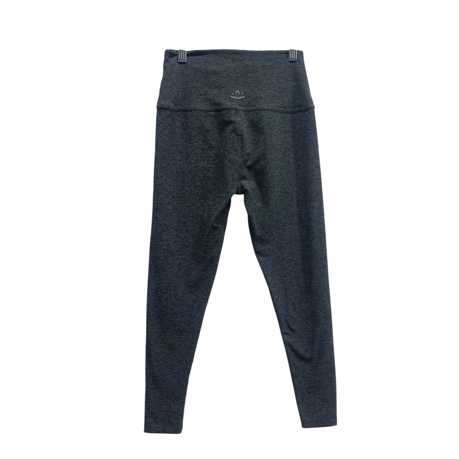 Beyond Yoga Womens High Waisted Space Dye Cropped Leggings Charcoal Gray Size M