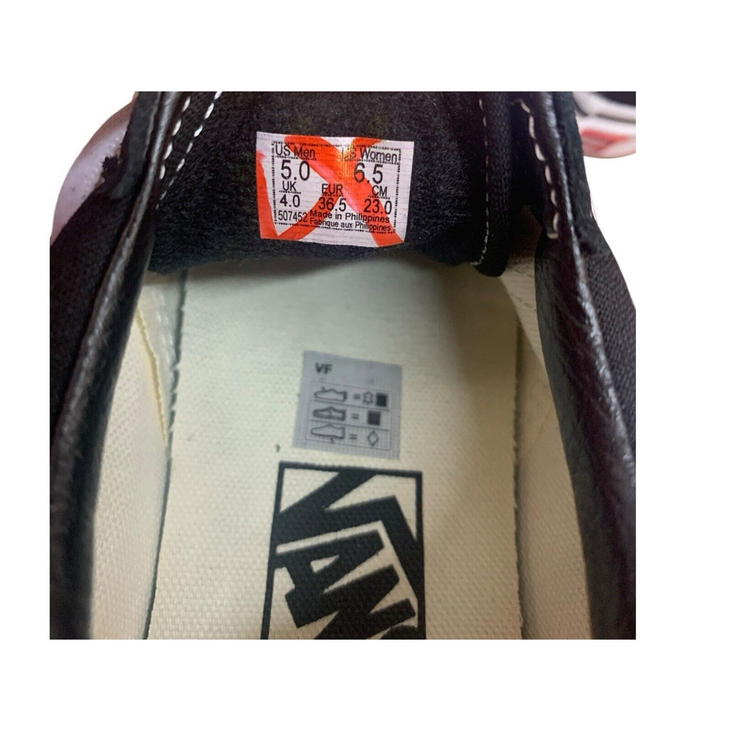 Vans Unisex Off The Wall 507698 Black Casual Shoes Sneakers Size M 5 W 6.5