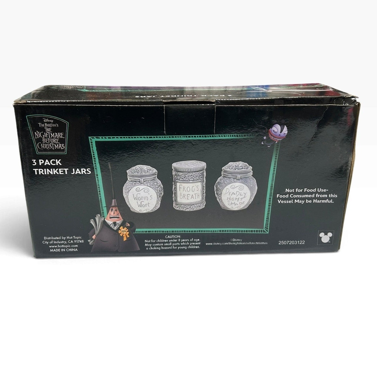 New Disney Nightmare Before Christmas Trinket Jars Sallys Potions Hot Topic