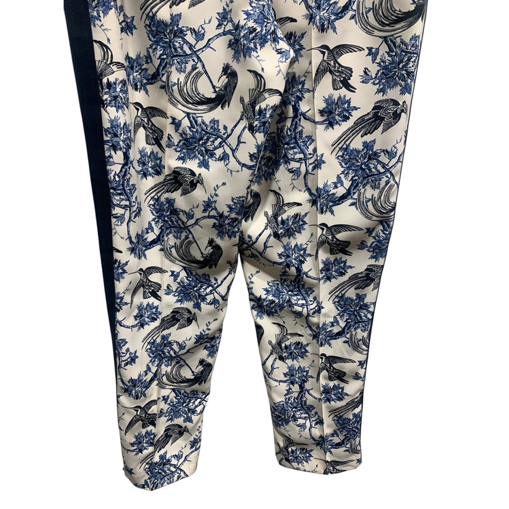 Scotch & Soda Maison Scotch Blue Floral Bird Print Jogger Trousers Size M