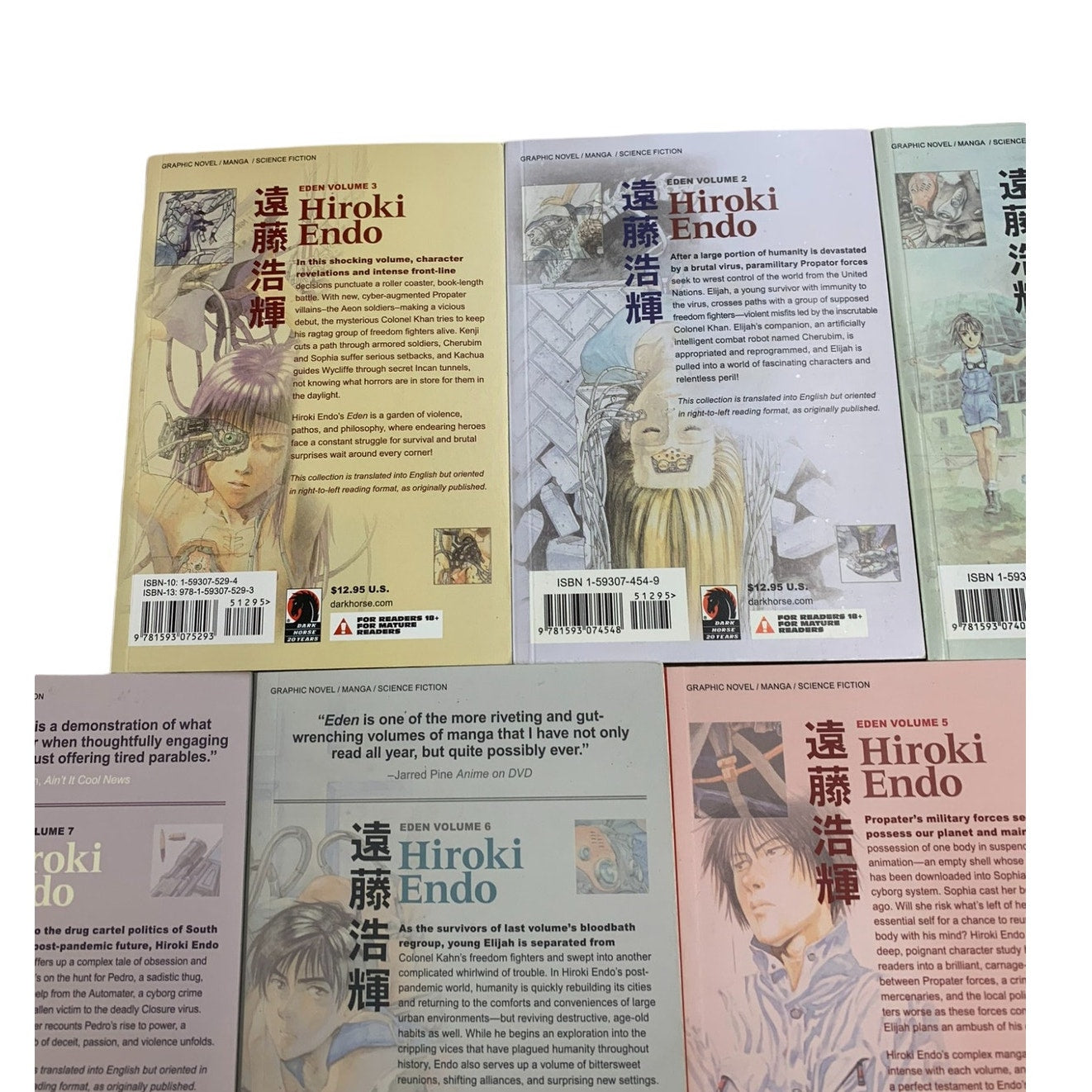 Eden Its an Endless World! Manga English Vol. 1-7 Hiroki Endo