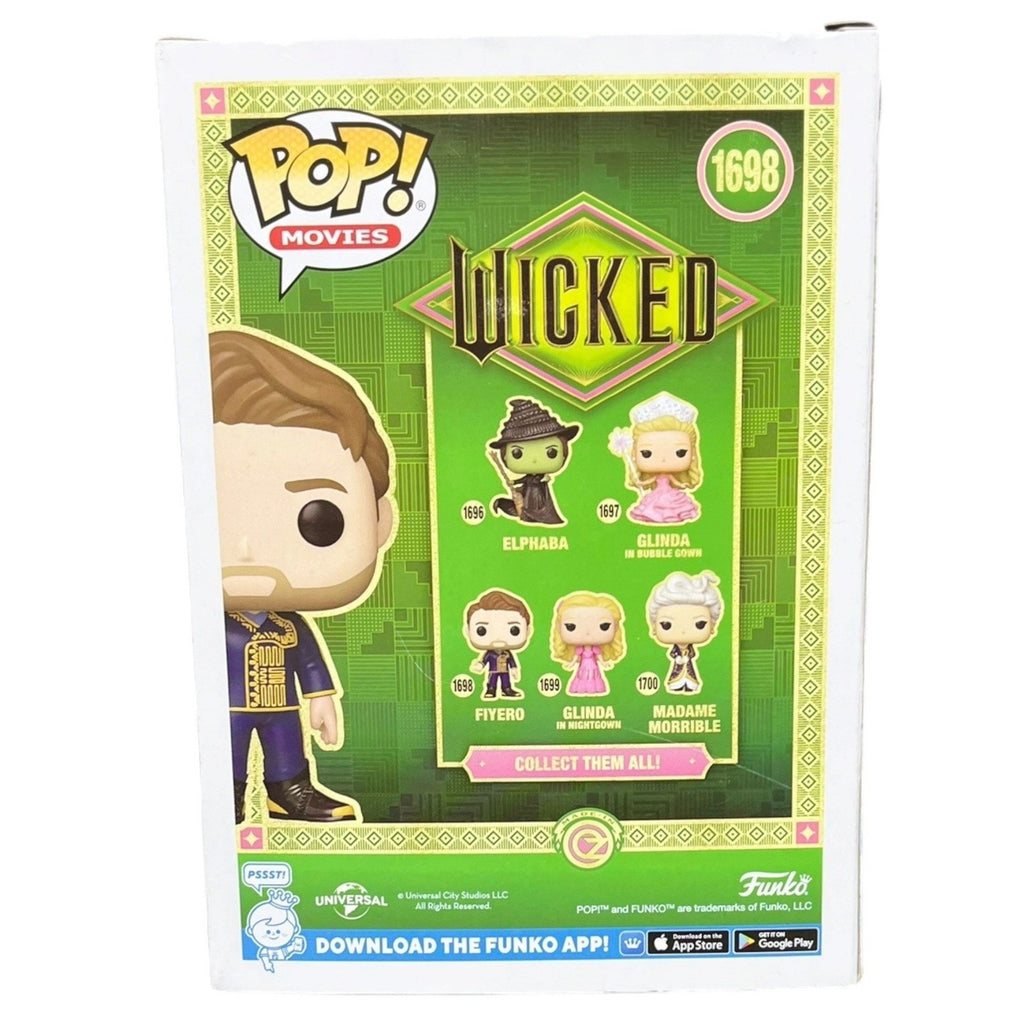 Funko Pop Movies Wicked Fiyero 1698 Vinyl Figure Broadway Musical Toy