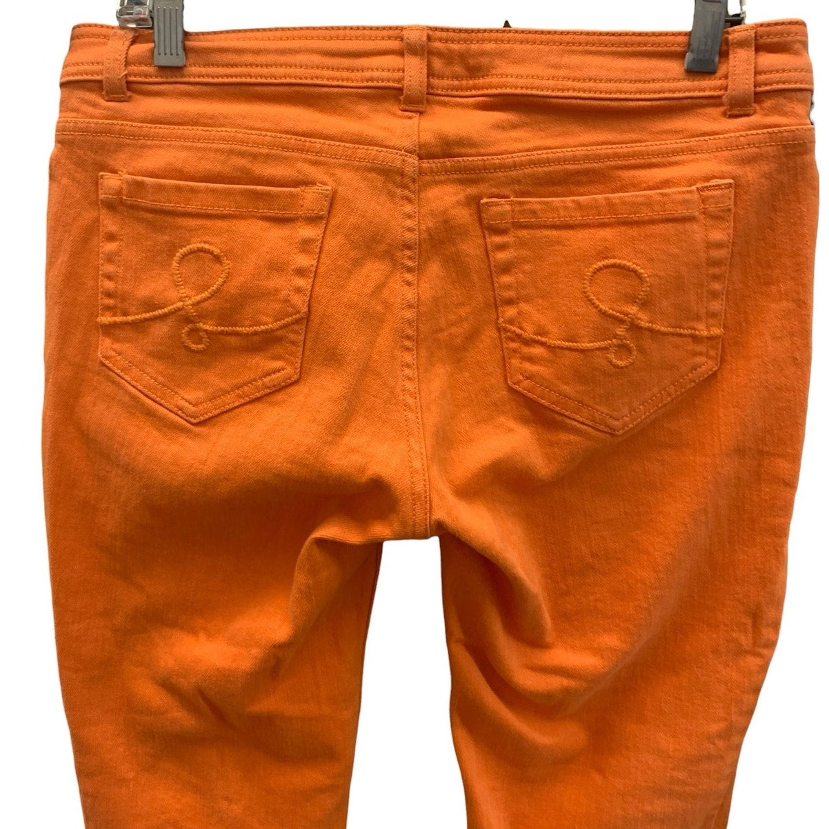 Lilly Pulitzer Orange Jeans SZ 4 Skinny Mini Jeans