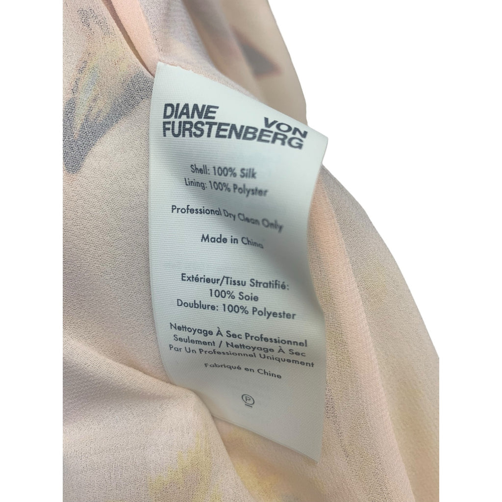 DVF  Diane Von Furstenberg New Savilla Dress Bolan Bone SZ 4