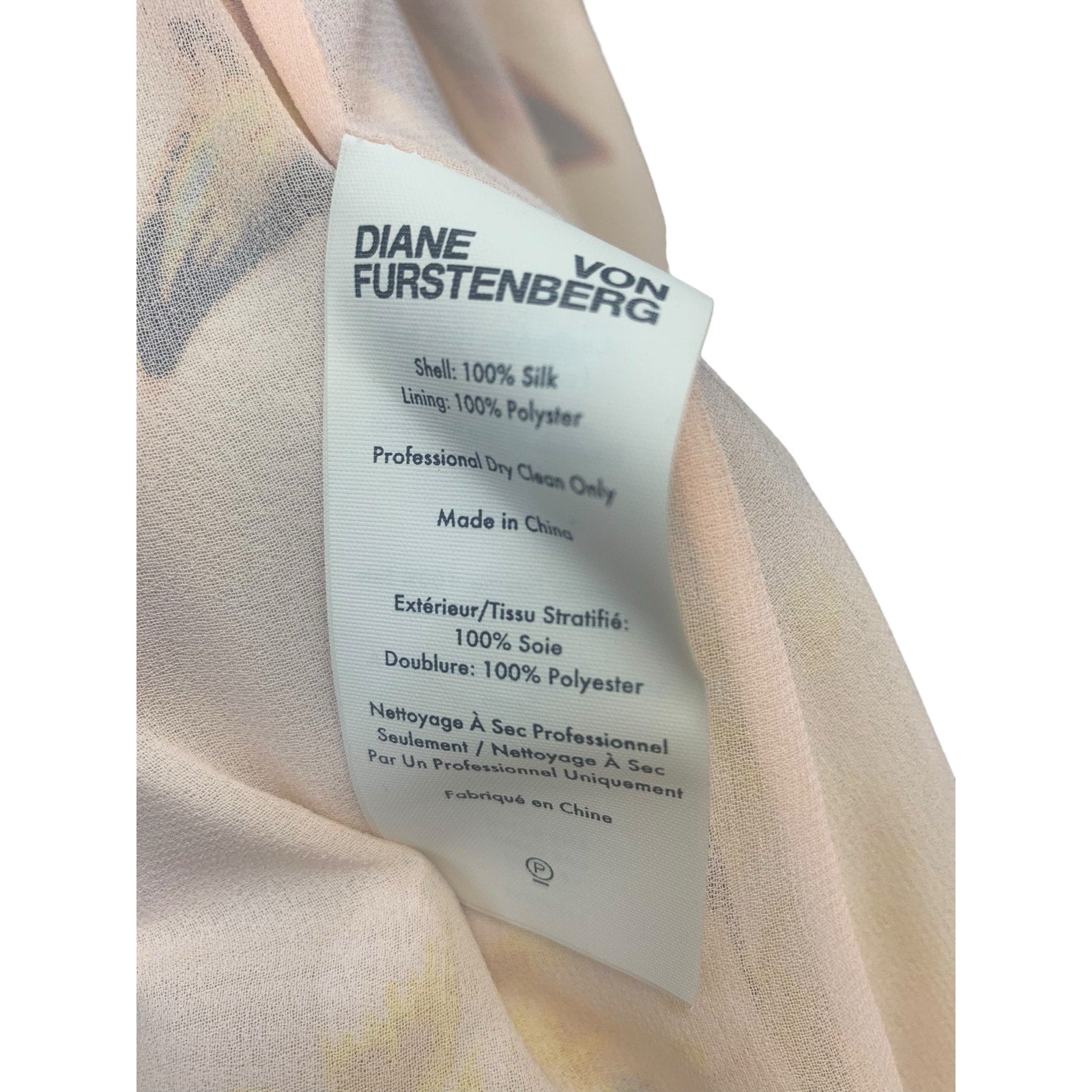 DVF  Diane Von Furstenberg New Savilla Dress Bolan Bone SZ 4