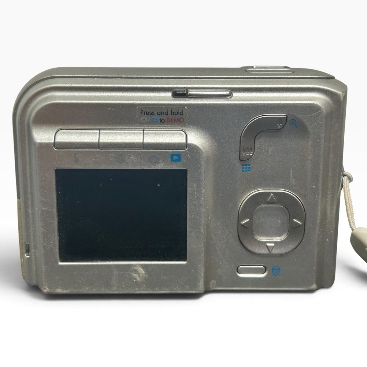 HP Photosmart M425 Digital Camera Silver 3x Optical Zoom SNPRB-0503 Y2K Digicam