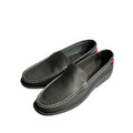 FootJoy Mens Black Leather Driving Moccasin Loafers Golf Shoes Size 8.5M