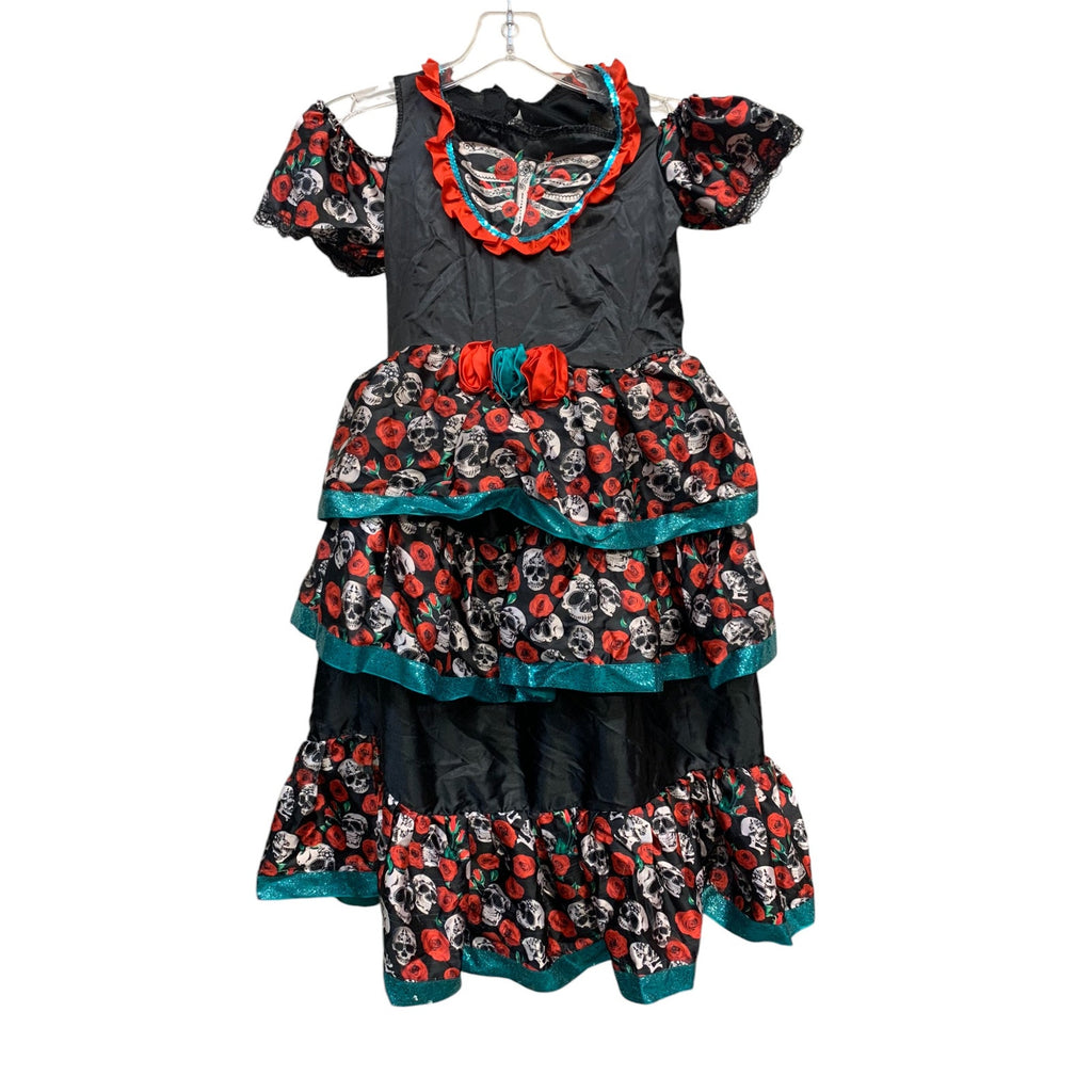 Day of the Dead Darling Dress Costume SZ M (7/8)