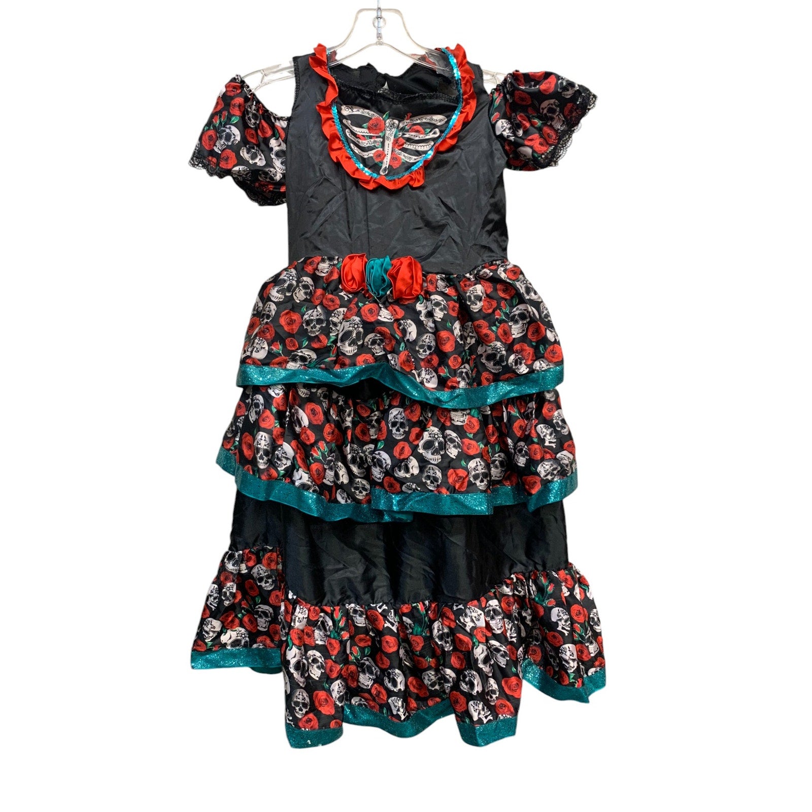 Day of the Dead Darling Dress Costume SZ M (7/8)