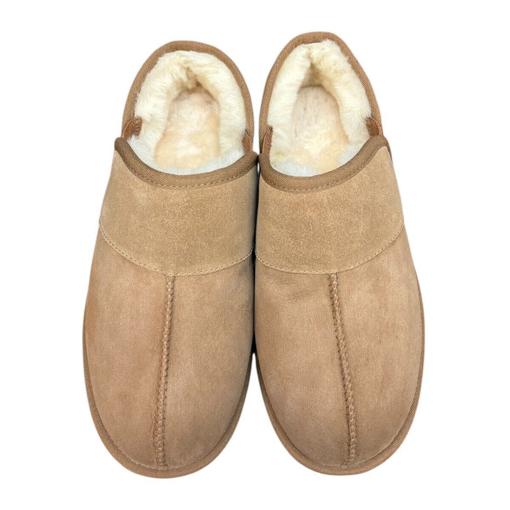 Ugg Australia Leisure Slip On Brown Lined Slippers Shoes Casual Mens Sz 11