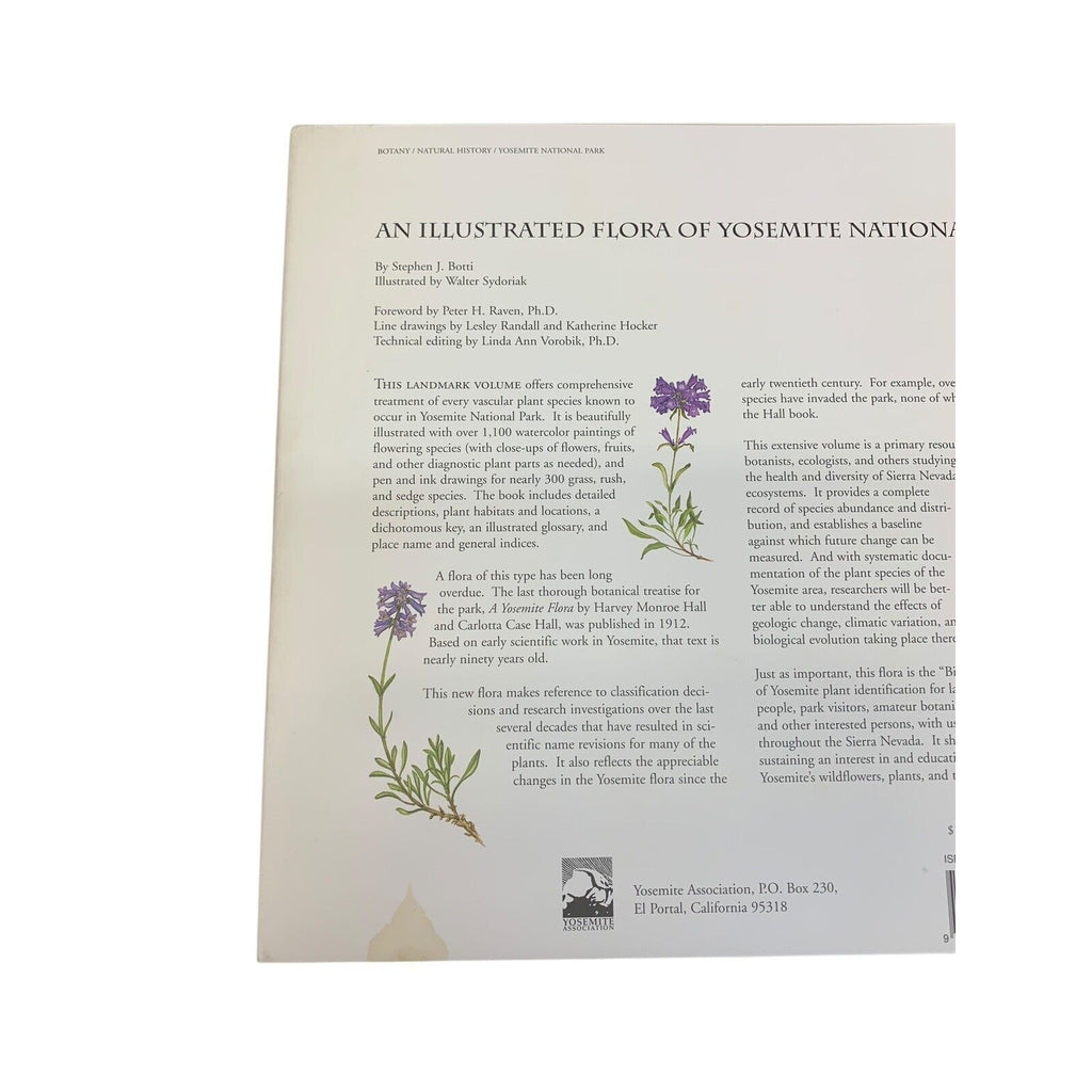 An Illustrated Flora of Yosemite National Park