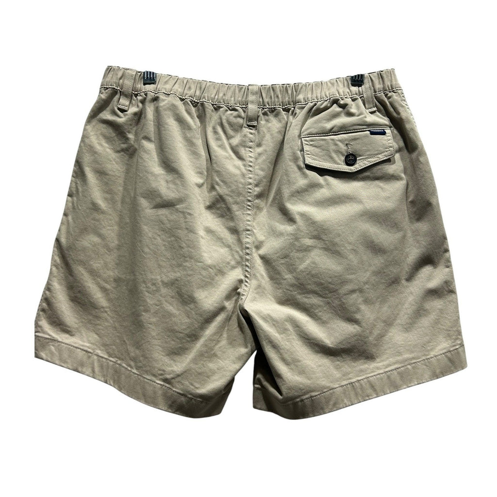 Chubbies Mens Everywear Shorts Khaki Tan Stretch Cotton 5.5 Inseam Size Large