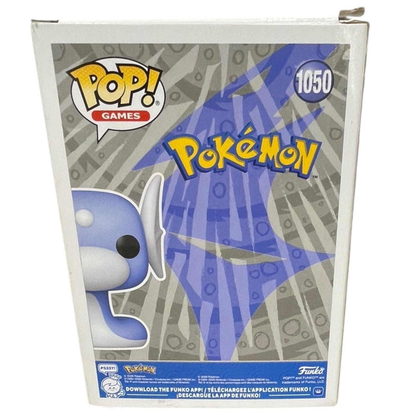 Funko Pop Games Pokemon Dratini 1050 Vinyl Figure Minidraco Blue White New