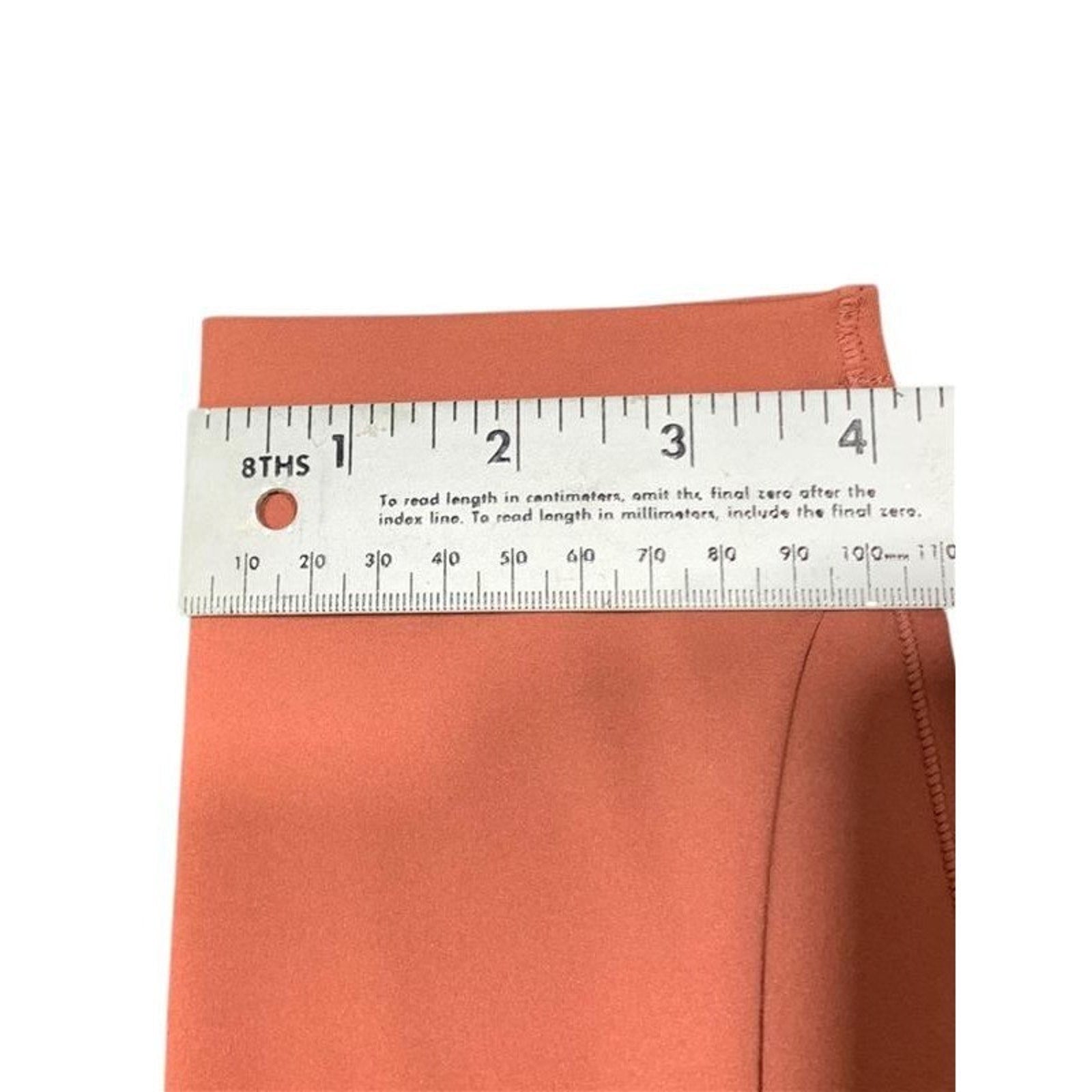 Soma 24/7 High Waist Leggings Terracotta Rust Orange Side Pockets Size M 804381
