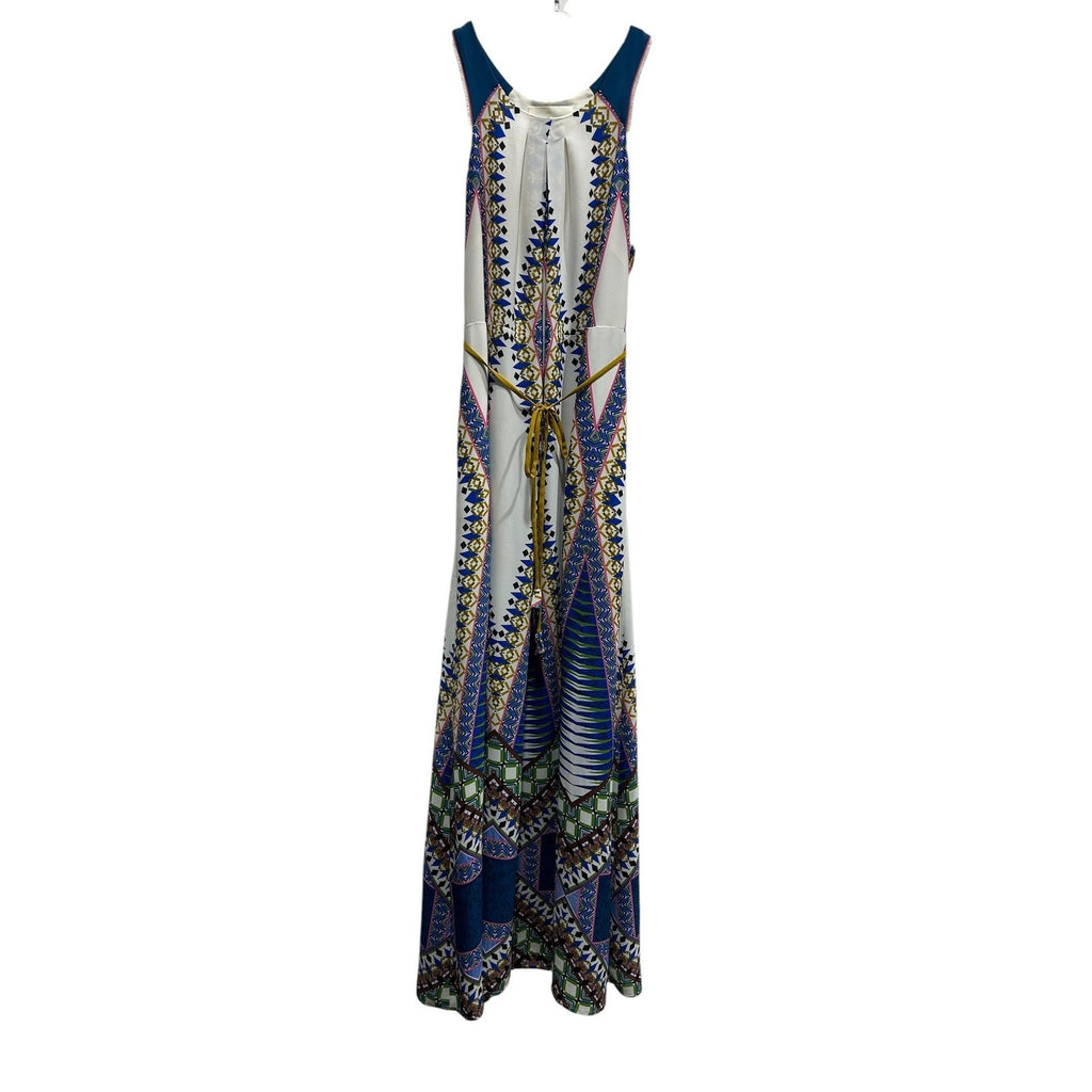 Maeve Anthropologie Tribal Print Sleeveless Maxi Dress Size 6 Boho coastal vacay