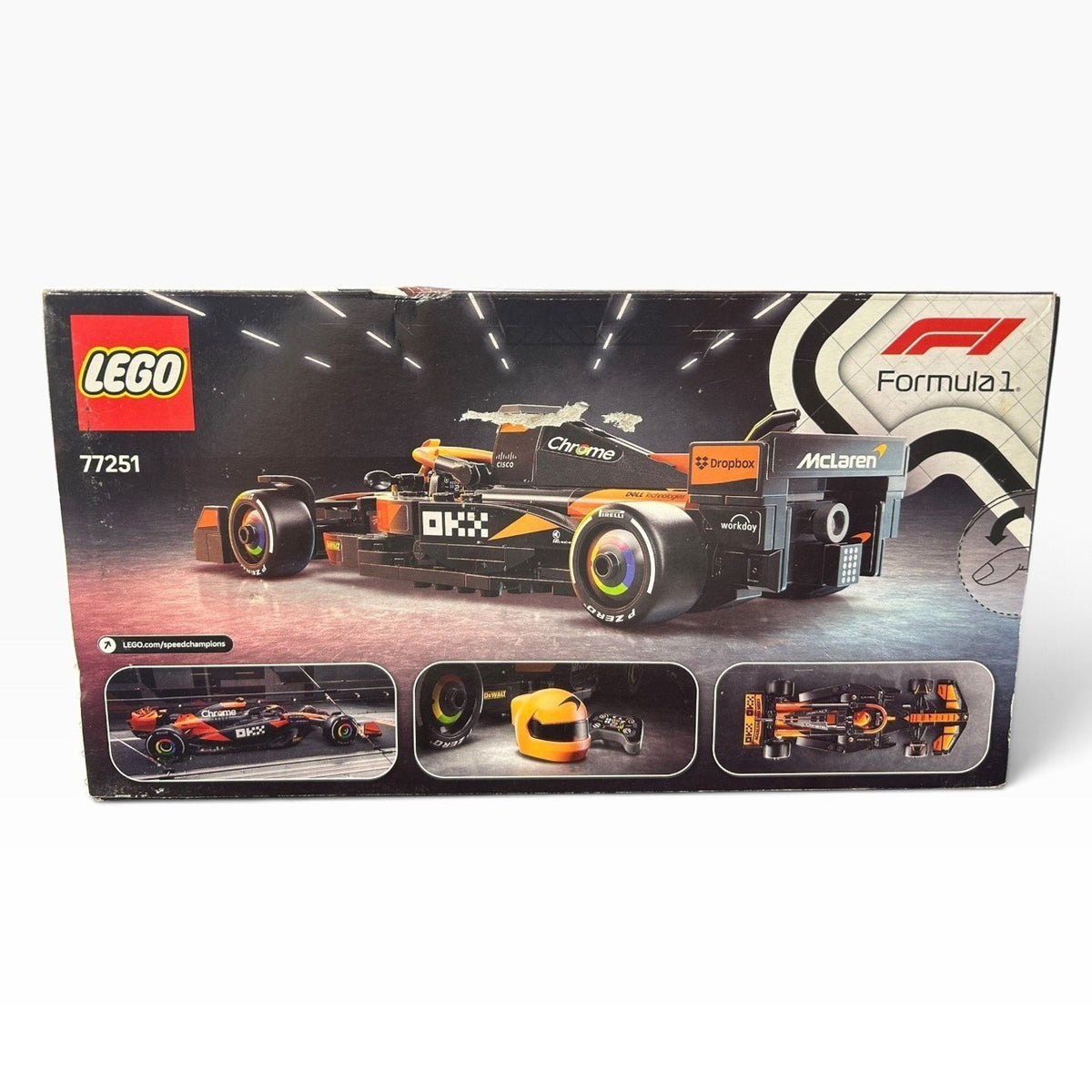 Factory-Sealed LEGO Speed Champions 77251 McLaren F1 Team MCL38 Race Car