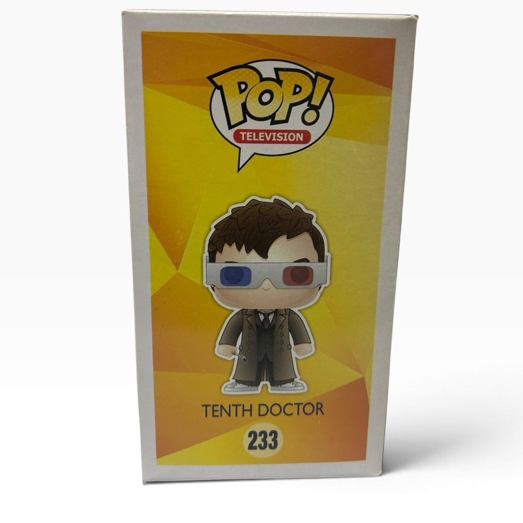 Funko Pop Doctor Who Tenth Doctor 233 Hot Topic Exclusive 3D Glasses Figure Rate