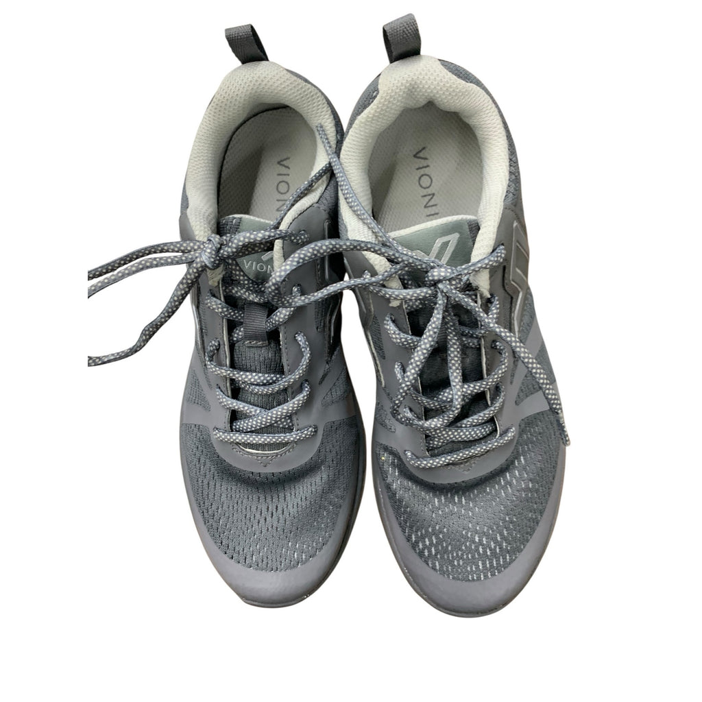 Vionic Brisk Miles Gray Low-Top Sneakers  Women’s Walking/Running Shoes sz 8.5