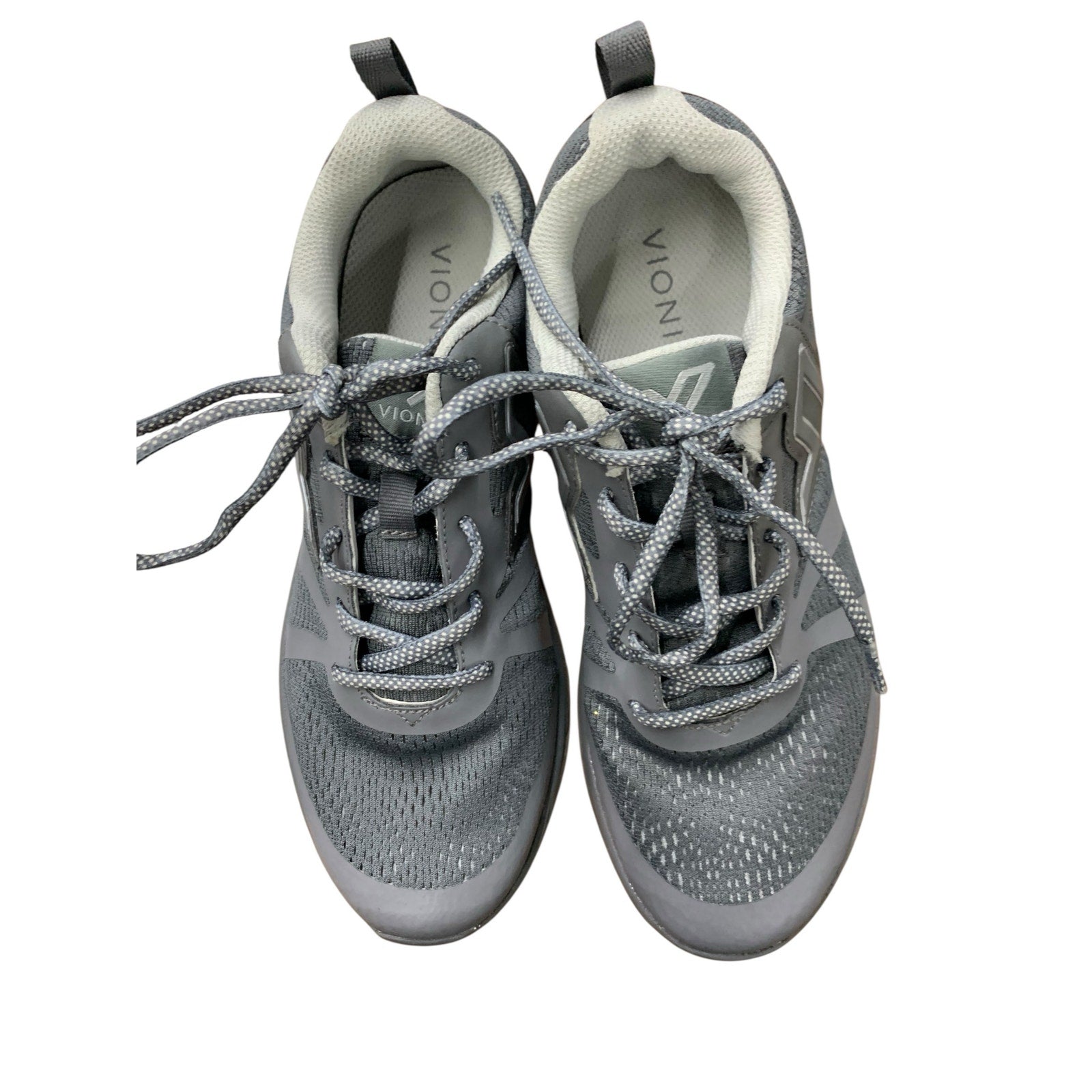 Vionic Brisk Miles Gray Low-Top Sneakers  Women’s Walking/Running Shoes sz 8.5